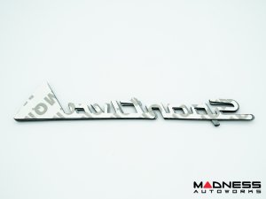 Alfa Romeo Emblems & Badges Kit - Black - "Alfa Romeo" + "Sportiva" Emblems + 2 AR Badges